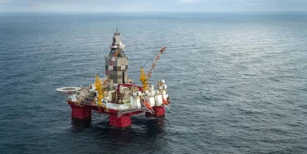 The Transocean Enabler drilling rig (Credit: Jan Arne Wold / Equinor)