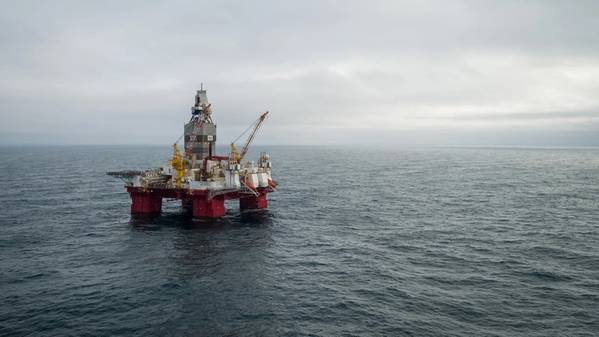 The Transocean Enabler drilling rig. (Photo: Jan Arne Wold / Woldcam - Equinor ASA)