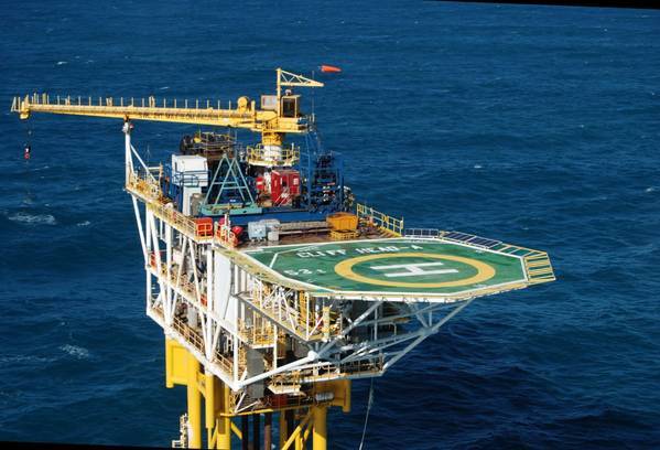 Triangle Energy's Cliff Head platform - Credit: Triangle Energy