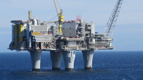 The Troll A platform in the North Sea (Credit: Equinor)