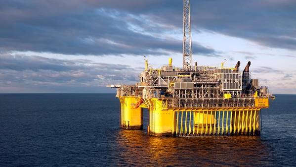 The Troll C platform in the North Sea. (Photo: Øyvind Hagen/Equinor ASA)