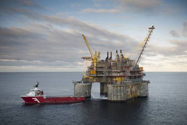 Troll B has produced more than one billion barrels of oil. Planning is now under way for another ten years of value creation. (Photo: Equinor/Øyvind Hagen)