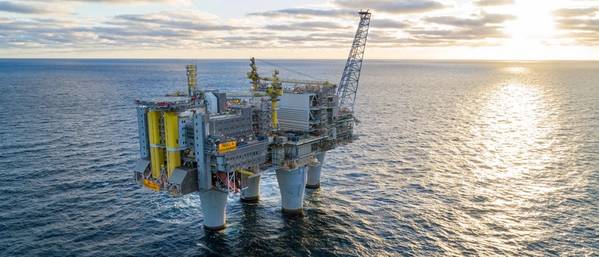 Troll A with new Troll phase 3 module - Photo: Øyvind Gravås and Even Kleppa, Equinor
