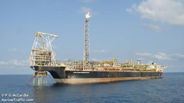 A Tullow FPSO in Ghana - Credit: P.G.McCardle