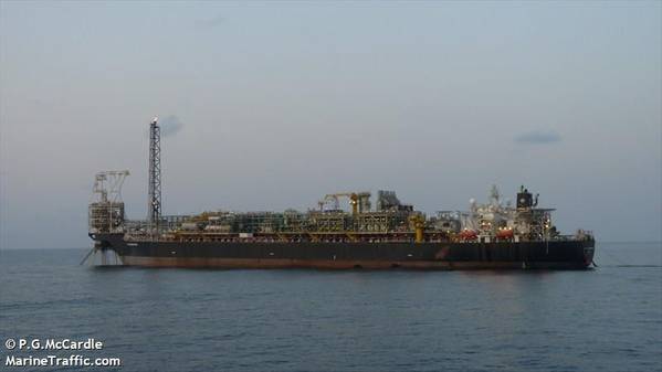 A Tullow FPSO in Ghana - Credit: P.G.McCardle