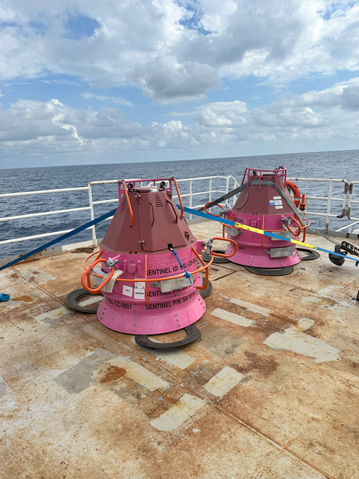 WellSentinel™ Coral System on deck (Courtesy of Sentinel Subsea)