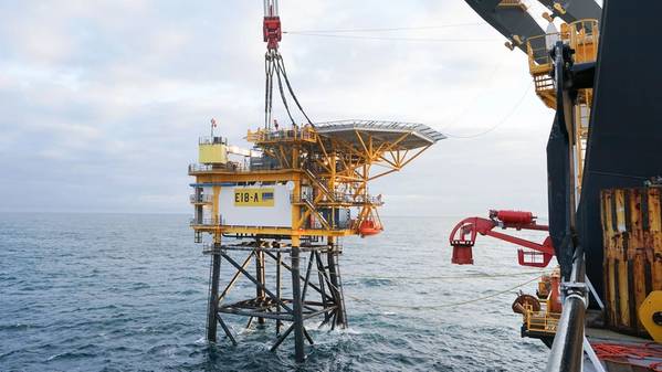 One of Wintershall DEA's gas platforms/Credit: Wintershall Dea