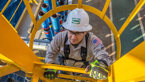 A Hess Oil Worker - Credit: Hess