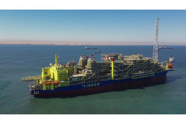 Agogo FPSO at Walvis Bay, Namibia (Credit: Yinson Production)