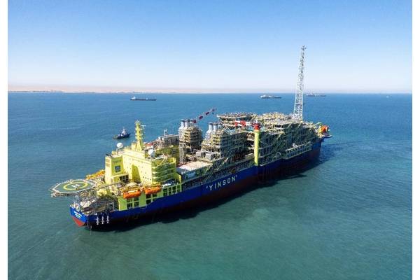 Agogo FPSO at Walvis Bay, Namibia (Credit: Yinson Production)