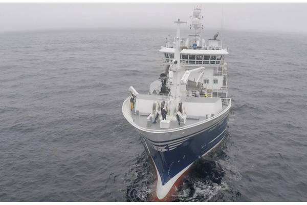 Birdview has been testing its drones off fishing vessels in Norway. Photo from Bird View.
