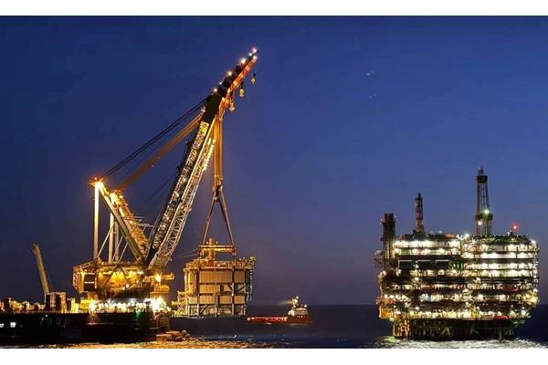 Bouri gas project (Credit: Libya's NOC)