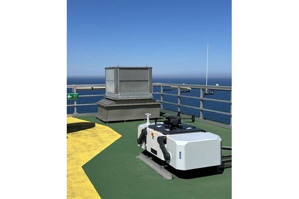 Drone docking station was installed offshore with the infrastructure required to support it (Credit: Aker Solutions)