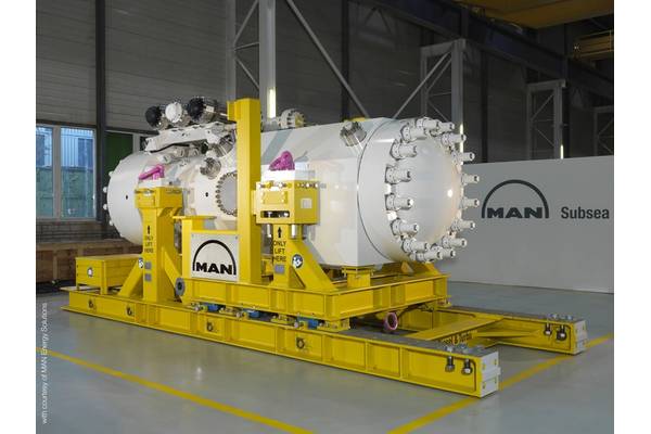 MAN Energy Solutions provided the compression units for Equinor’s Asgard subsea compression project, delivered by Aker Solutions. Images from MAN Energy Solutions.