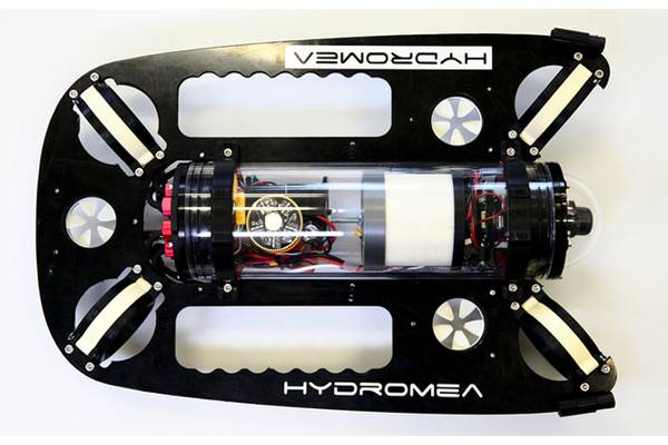 Hydromea Debuts Wireless Compact Underwater Drone Providing Live HD Video. Image: Hydromea