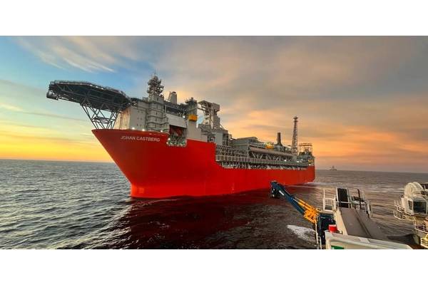 The Johan Castberg FPSO in the Barents Sea (Credit: Lars Morken/Equinor)