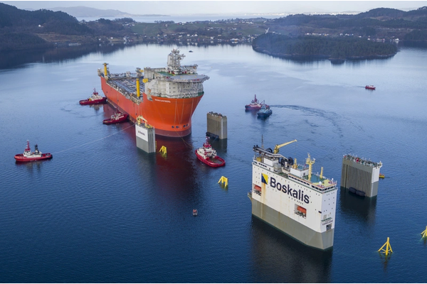 Johan Castberg float off - Credit - Jan Arne Wold &amp; Roar Lindefjeld - Copyright - Equinor 