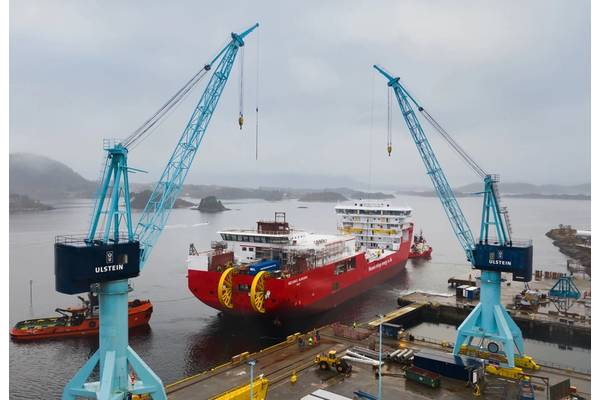 CLV Nexans Aurora launch on 8 November 2020. (Fotograf Hagen)