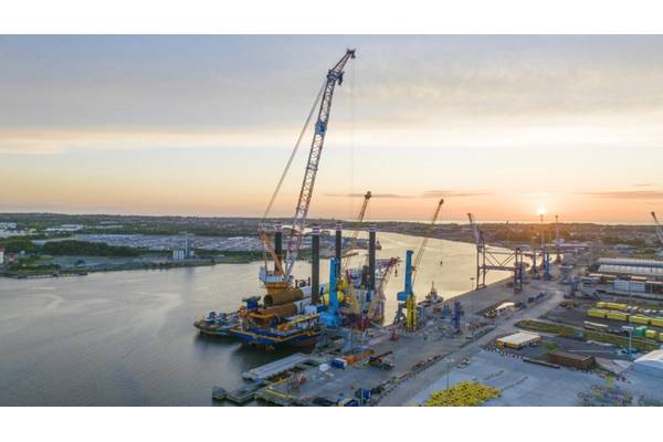 Van Oord's Aeolus vessel (Credit: Port of Tyne)