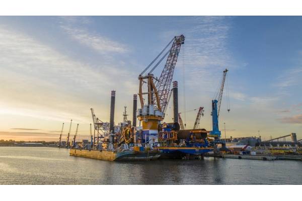 Van Oord's Aeolus vessel (Credit: Port of Tyne)