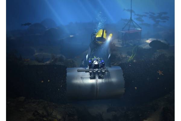 P-Scan 5 can be deployed by divers or remotely operated vehicle (ROV). Image courtesy FORCE Technology