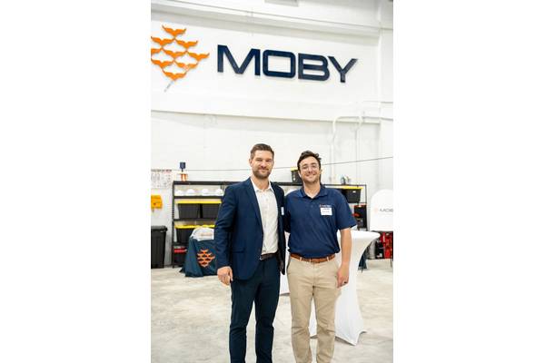 L to R: MOBY Robotics co-founders Alexander Petersen, CEO, and Nate Clemett, CTO.
Image courtesy MOBY Robotics