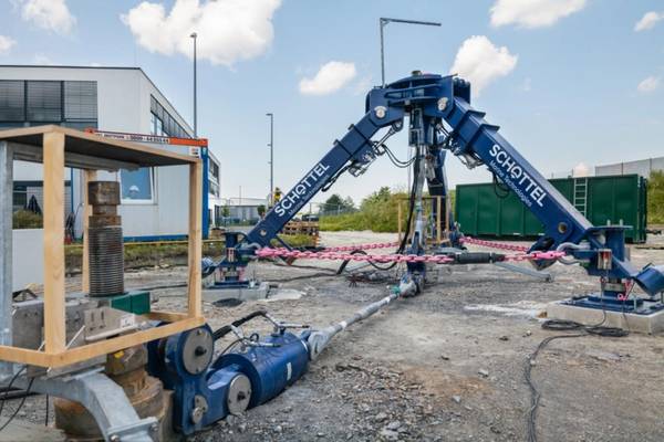 Load test setup in Germany (Credit: Schottel/Sandra Muequin)