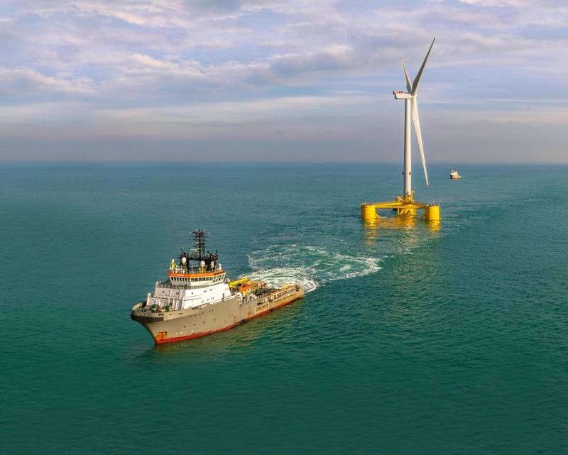 VIDEO: Boskalis Delivers Final Turbine For Kincardine Floating Wind Farm