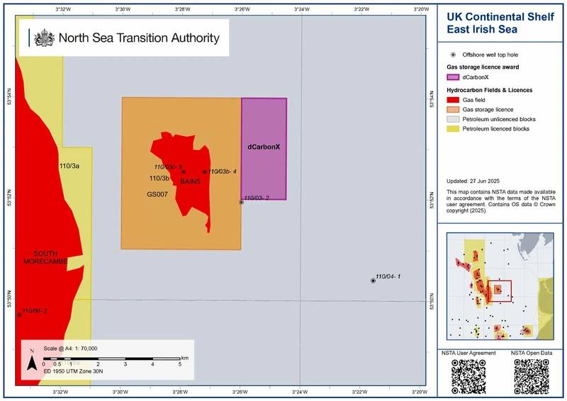 dCarbonX Ltd Receives Gas Storage License