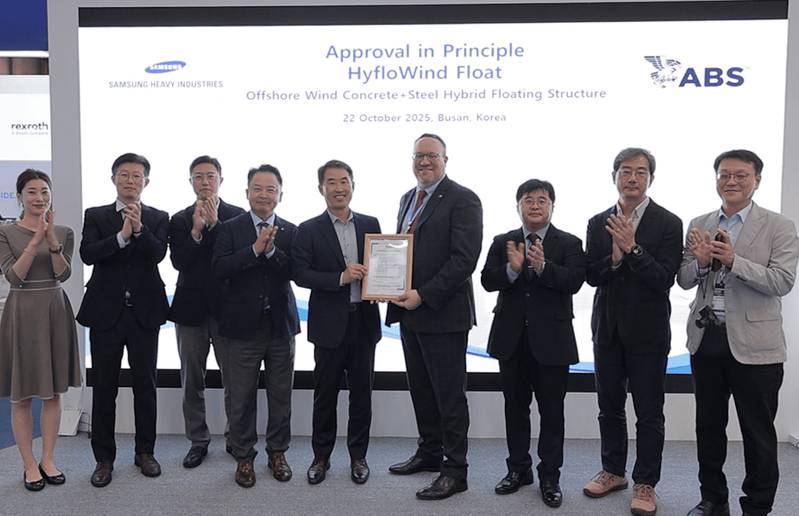 HyfloWind Float from SHI Receives ABS Approval