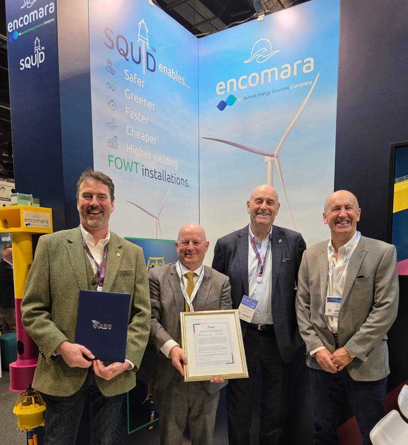 ABS Grants AiP to Encomara for Squid System for Floating Offshore Wind Projects