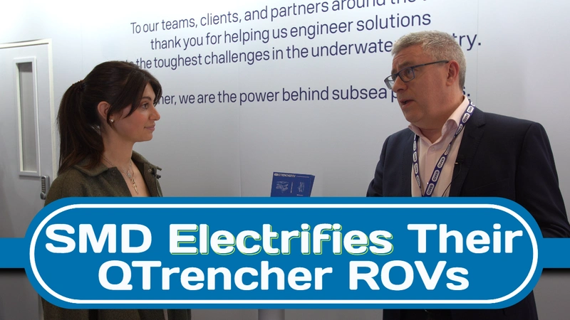 SMD Electrifies Their QTrencher ROVs
