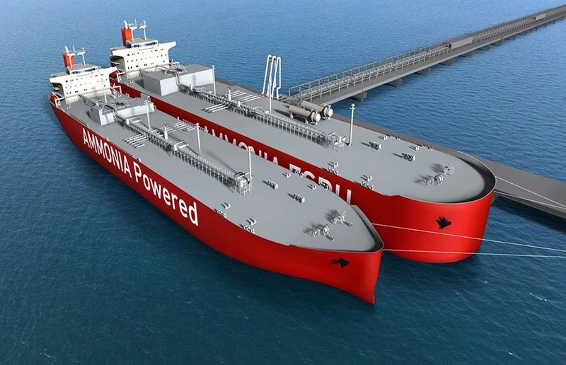 Ship Design: Ammonia FSRU Concept Studied by Mitsubishi Shipbuilding, Mitsui O.S.K. Lines