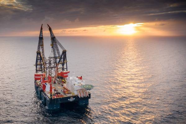 Heerema's Giant Crane Vessel Sleipnir to Install LNG BCM on INPEX's Ichthys Explorer Platform