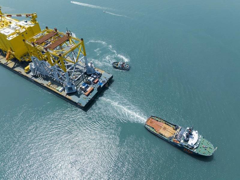 Gallery:  DolWin kappa Offshore Substation Sails Away