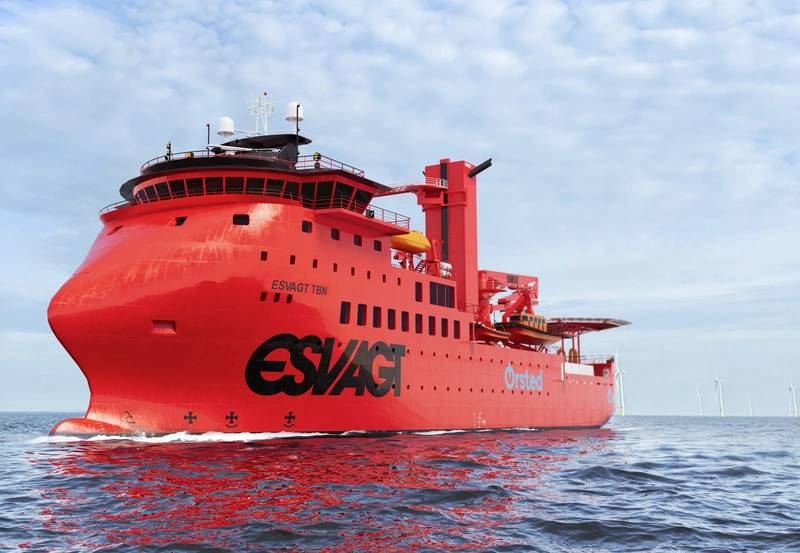 Vestdavit Develops Innovative Davit for Esvagt SOV Newbuild