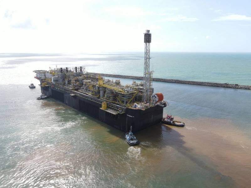 Gallery: Itapu Oil Field FPSO Leaves Shipyard (Brazil)
