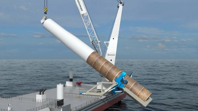 Offshore Wind: Huisman Nets Its First Monopile Gripper Contract in Japan