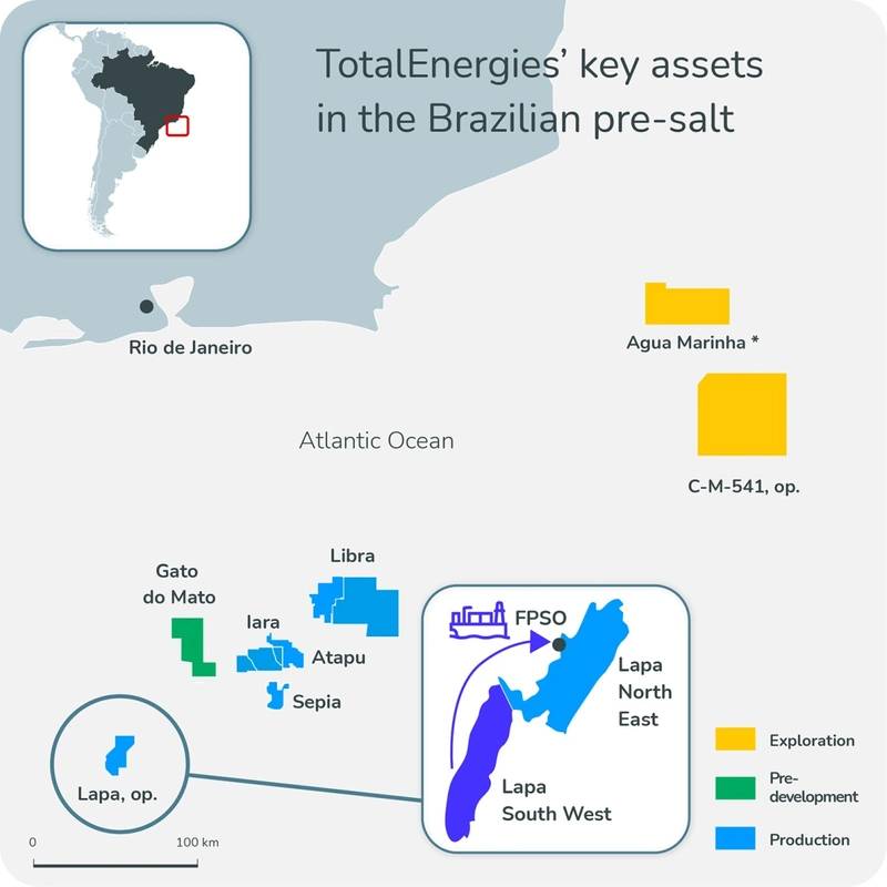 TotalEnergies Approves FID for $1B Lapa Oil Project Offshore Brazil