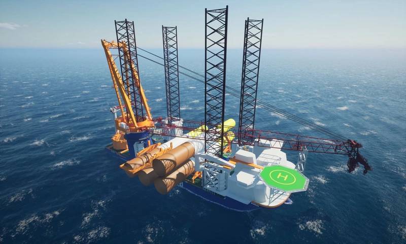 Van Oord's Giant Offshore Wind Installation Vessel to Debut in Germany