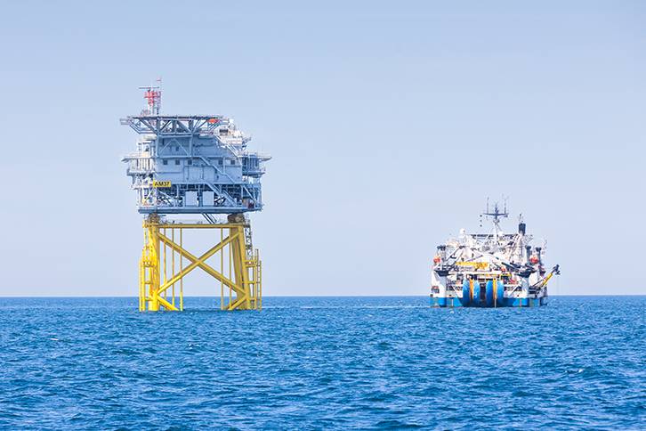 PHOTO: First U.S. Offshore Wind Substation Stands Tall