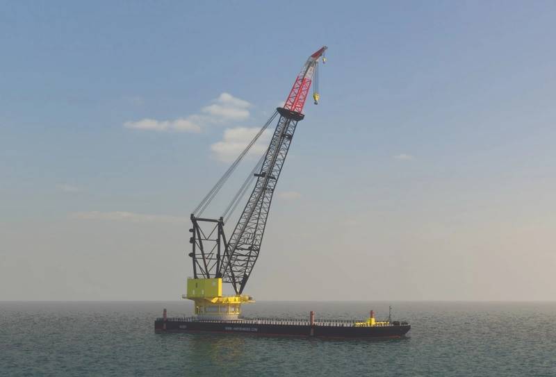 Hapo Acquires 1,200-Ton Cranes from Cadeler's Wind Installation Vessels