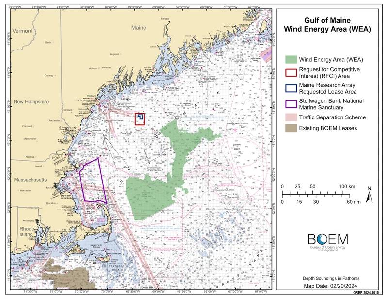 BOEM Finalizes Wind Energy Area in the Gulf of Maine