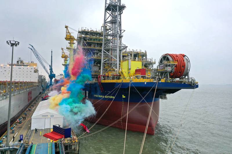 Yinson Holds Naming Ceremony for Brazil-Bound ‘Greener’ FPSO