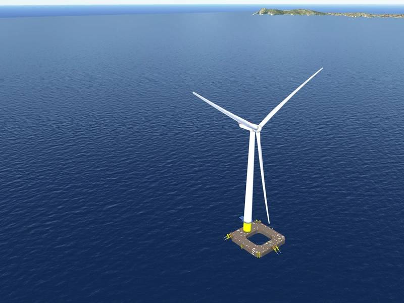 BW Ideol Presents Standard Floating Wind Foundation for Mass Production