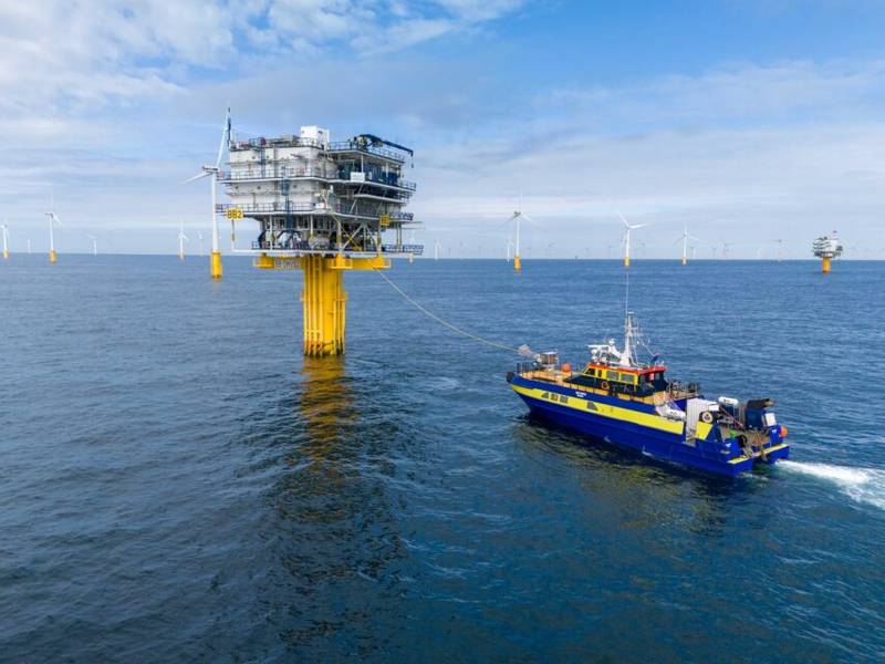 Parkwind Installs Vessels Charging System at Noblewind Offshore Wind Farm