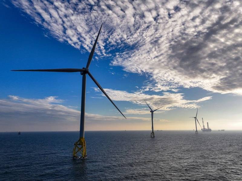 All 37 Turbines at Hai Long 2 Wind Farm Stand Tall off Taiwan