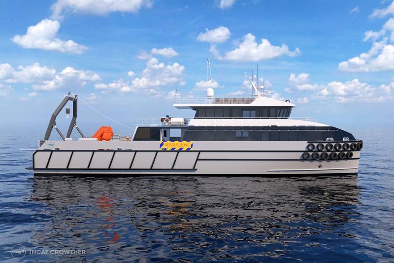 Incat Crowther Designs OSV for Carpentaria Marine