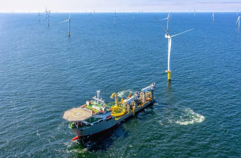 Boskalis Set to Install Inter-Array Cables at Zeevonk Offshore Wind Farm