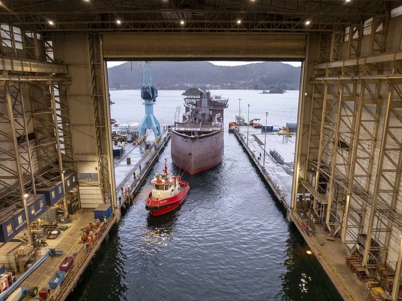 Ulstein Verft Commences outfitting for CSOV